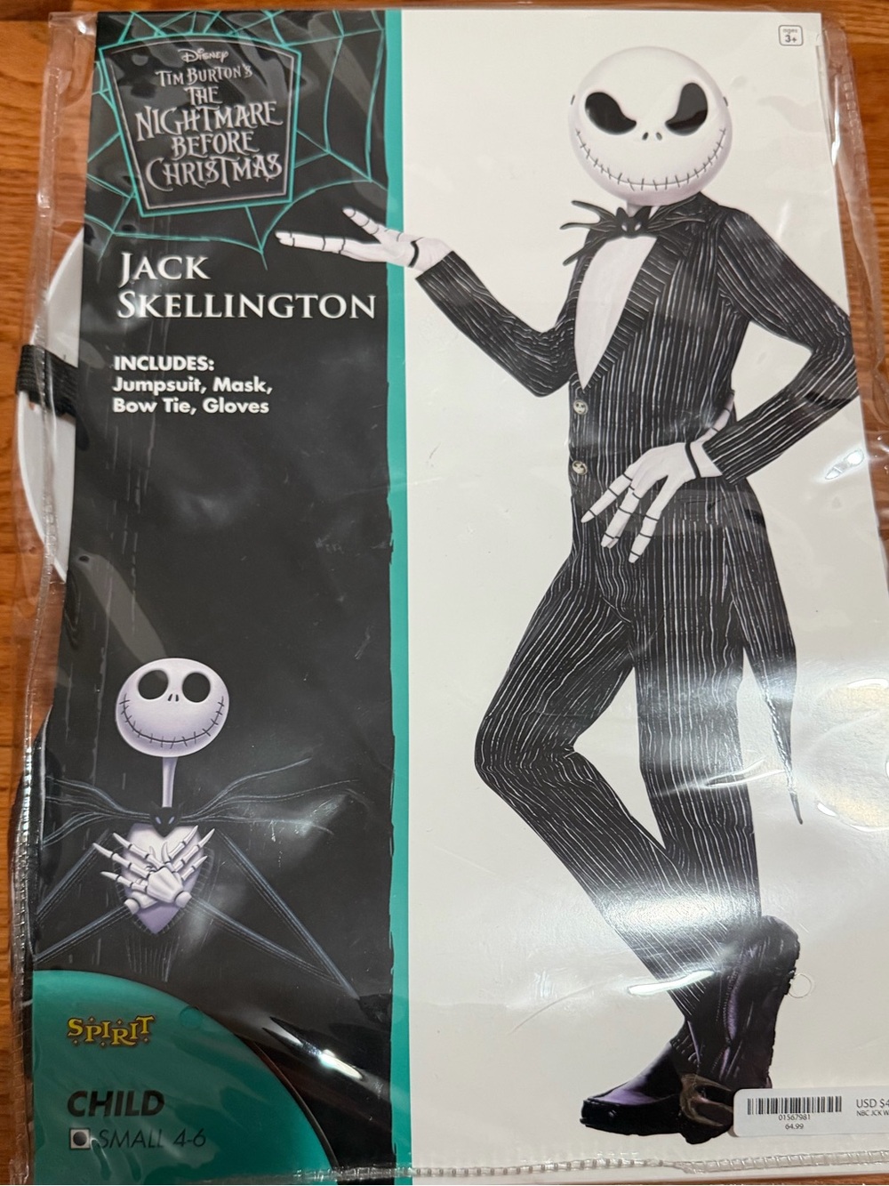 Jack Skellington Kids Costume